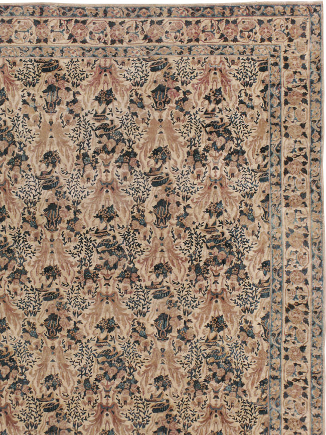 Antique Persian Lavar Kerman Carpet, No.18137 - Gsblank