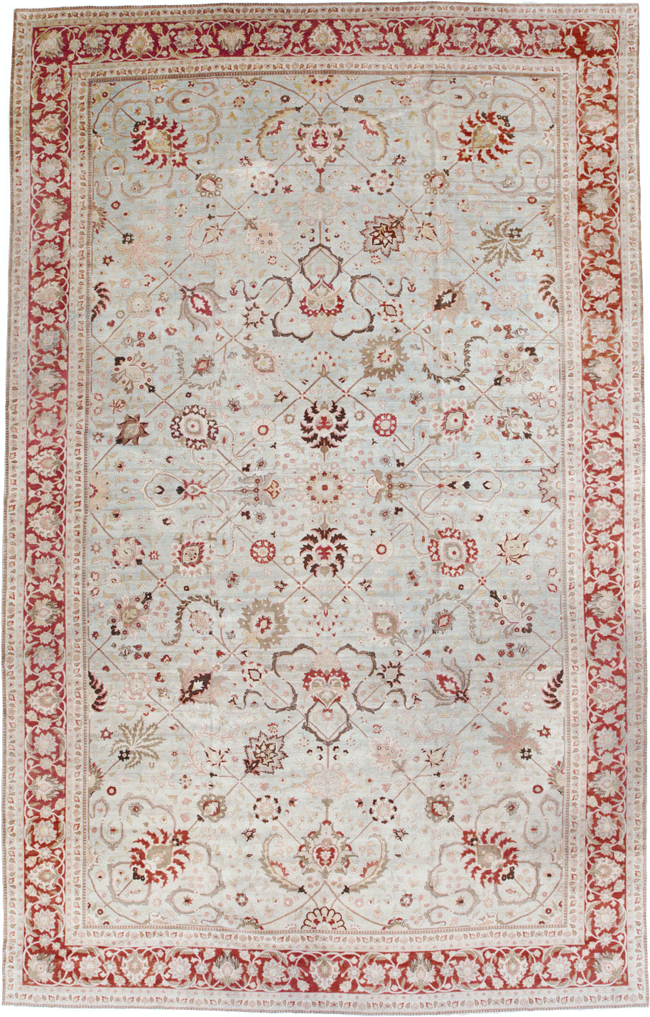 Antique Persian Tabriz Carpet, No.18141 - Gsblank