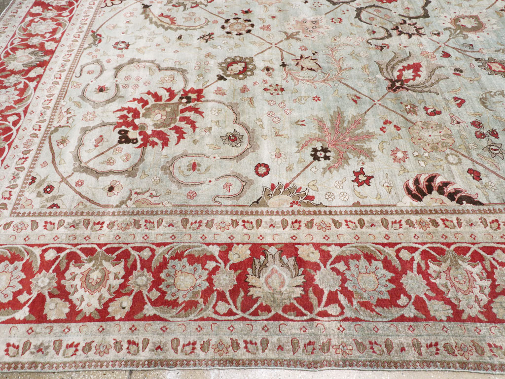 Antique Persian Tabriz Carpet, No.18141 - Gsblank