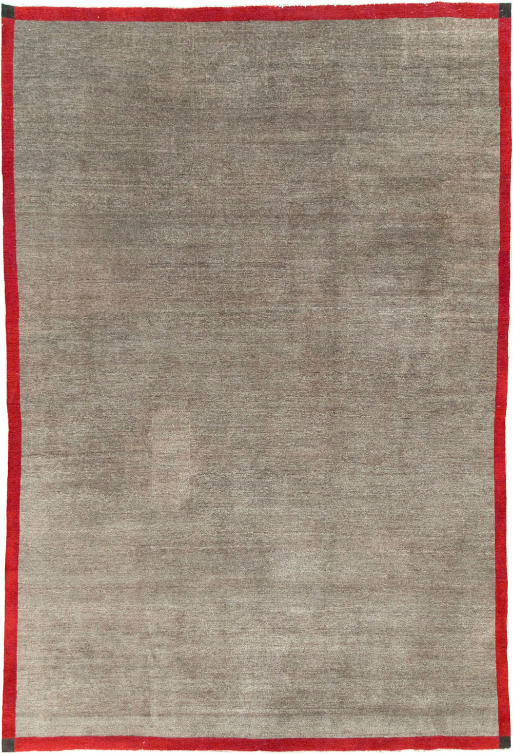 Art Deco Inspired Vintage Persian Mashad Room Size Carpet, No.18142 - Gsblank