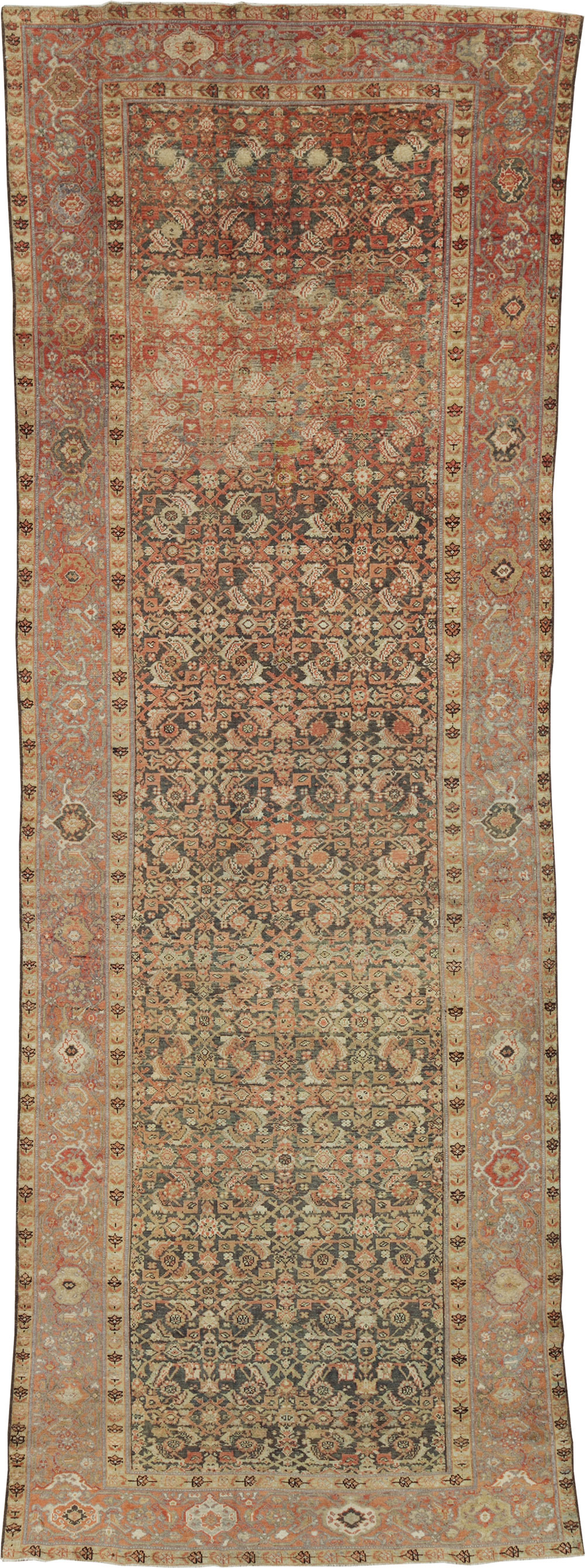 Antique Persian Malayer Long Gallery Carpet, No.18164 - Gsblank
