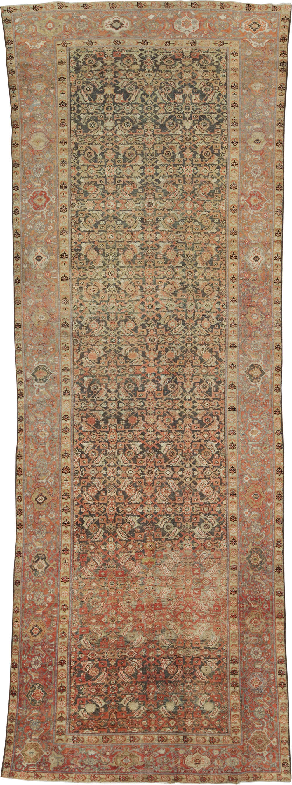 Antique Persian Malayer Long Gallery Carpet, No.18164 - Gsblank