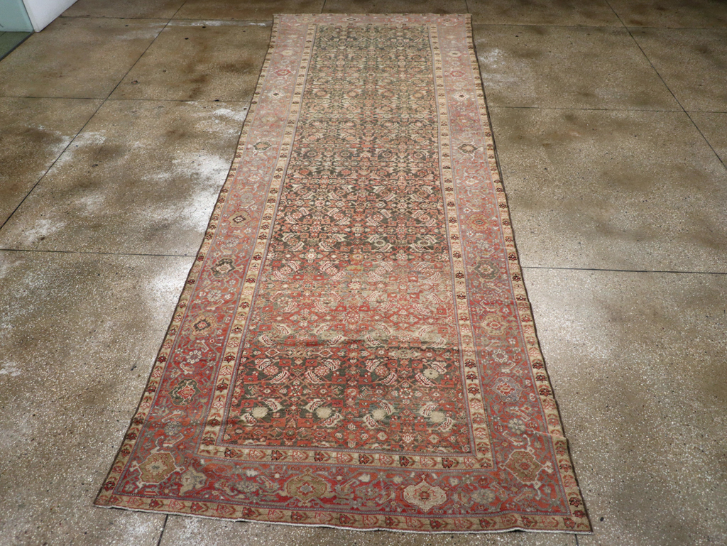 Antique Persian Malayer Long Gallery Carpet, No.18164 - Gsblank