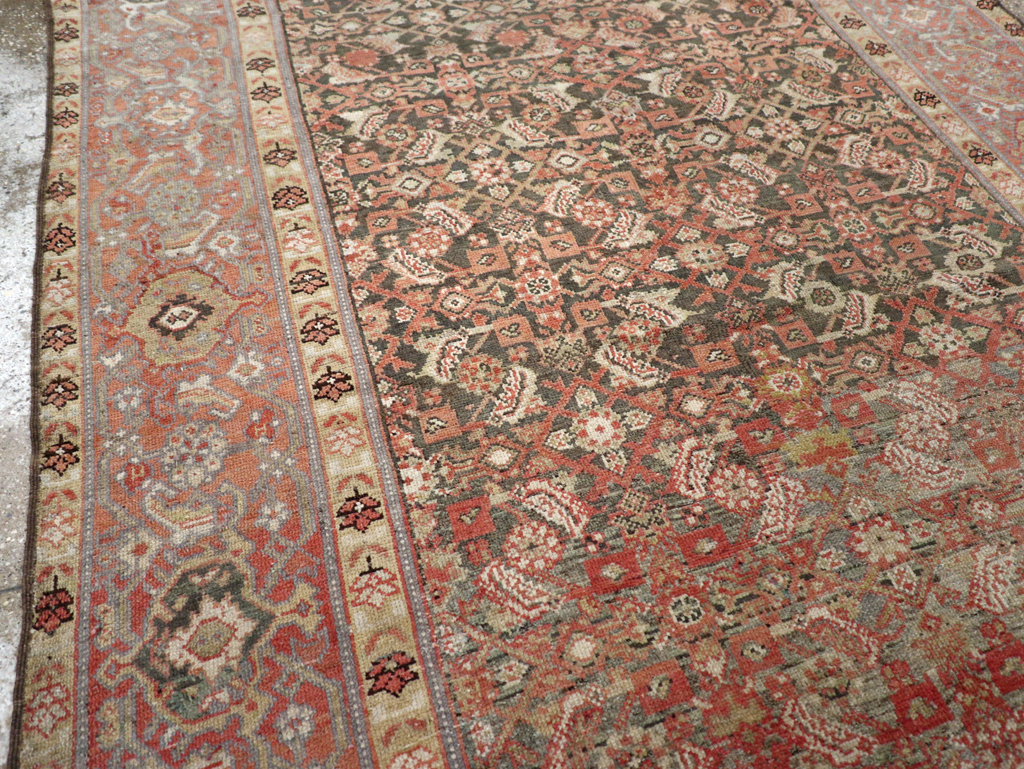 Antique Persian Malayer Long Gallery Carpet, No.18164 - Gsblank