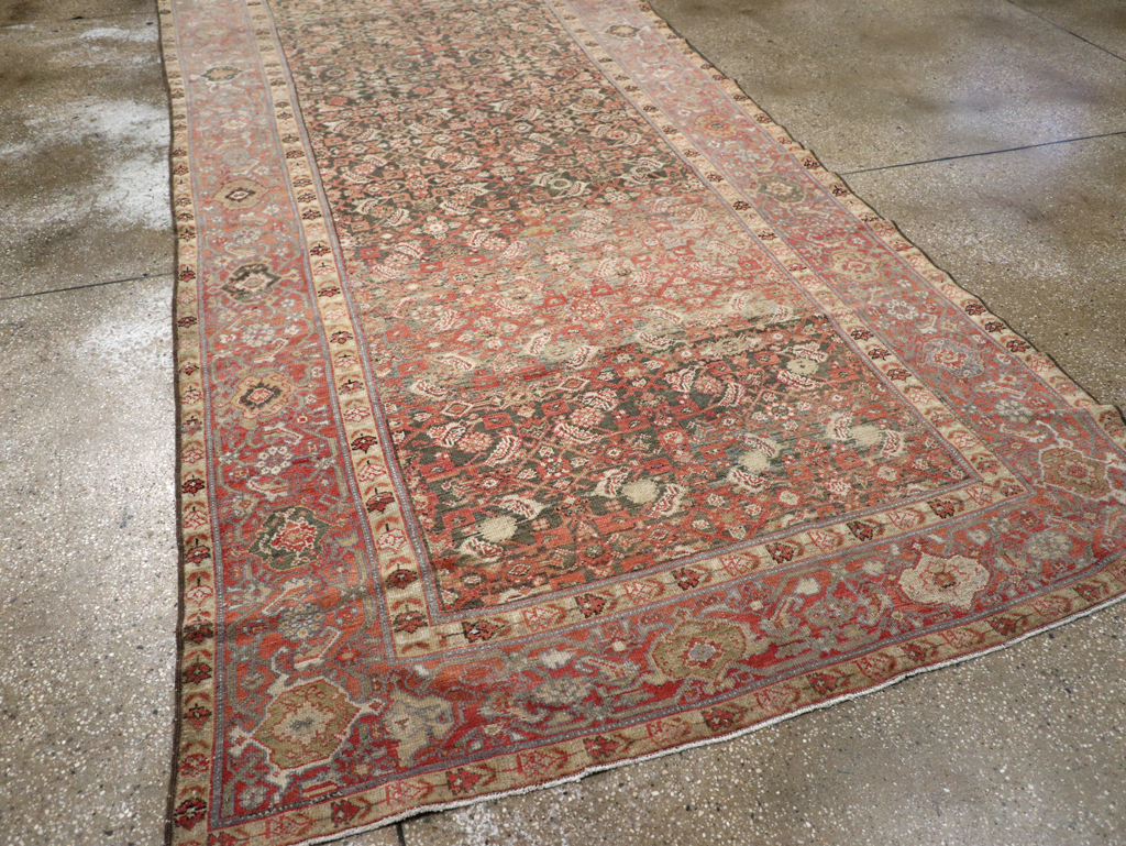 Antique Persian Malayer Long Gallery Carpet, No.18164 - Gsblank