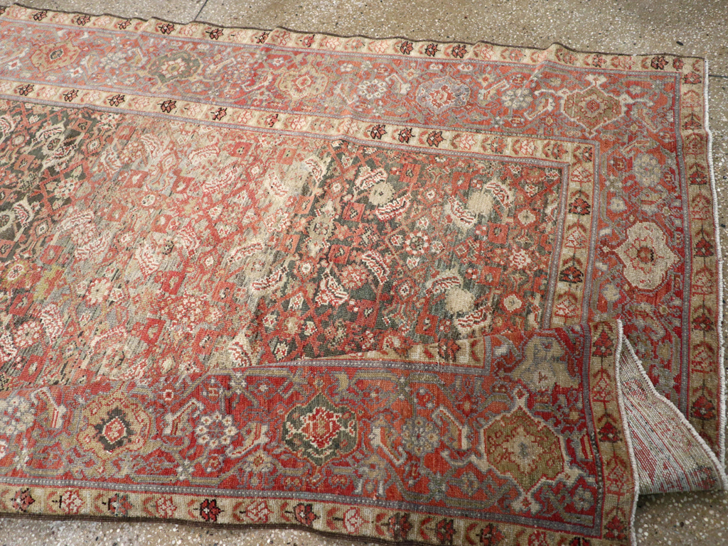 Antique Persian Malayer Long Gallery Carpet, No.18164 - Gsblank