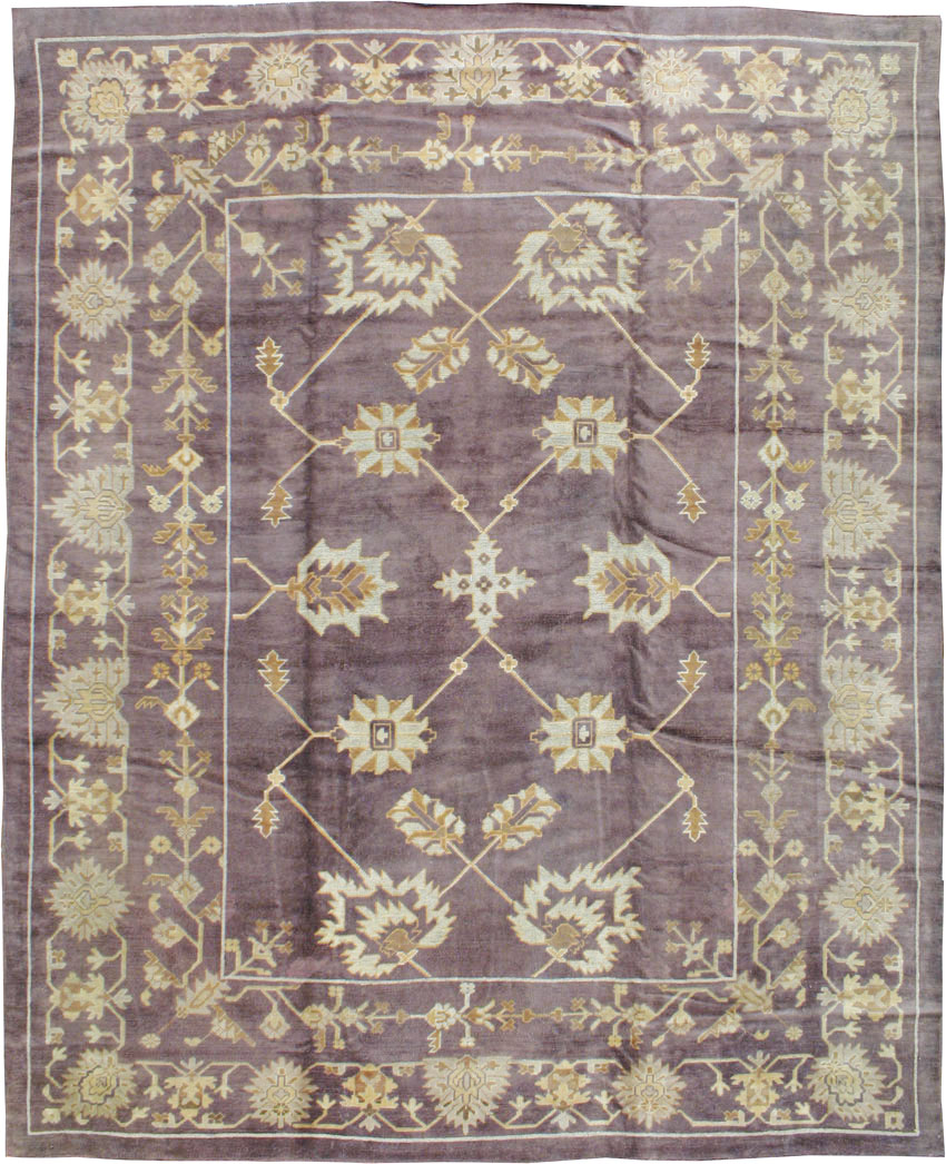 Vintage Turkish Oushak Carpet, No.18165 - Gsblank