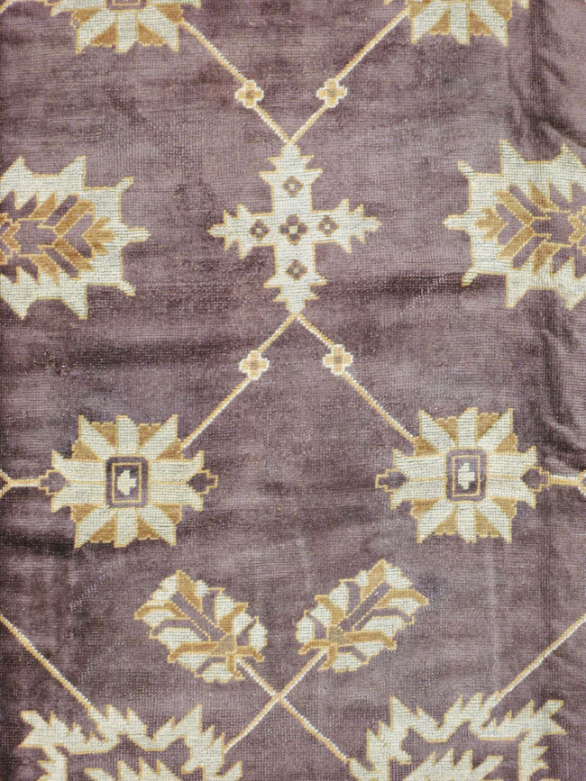 Vintage Turkish Oushak Carpet, No.18165 - Gsblank