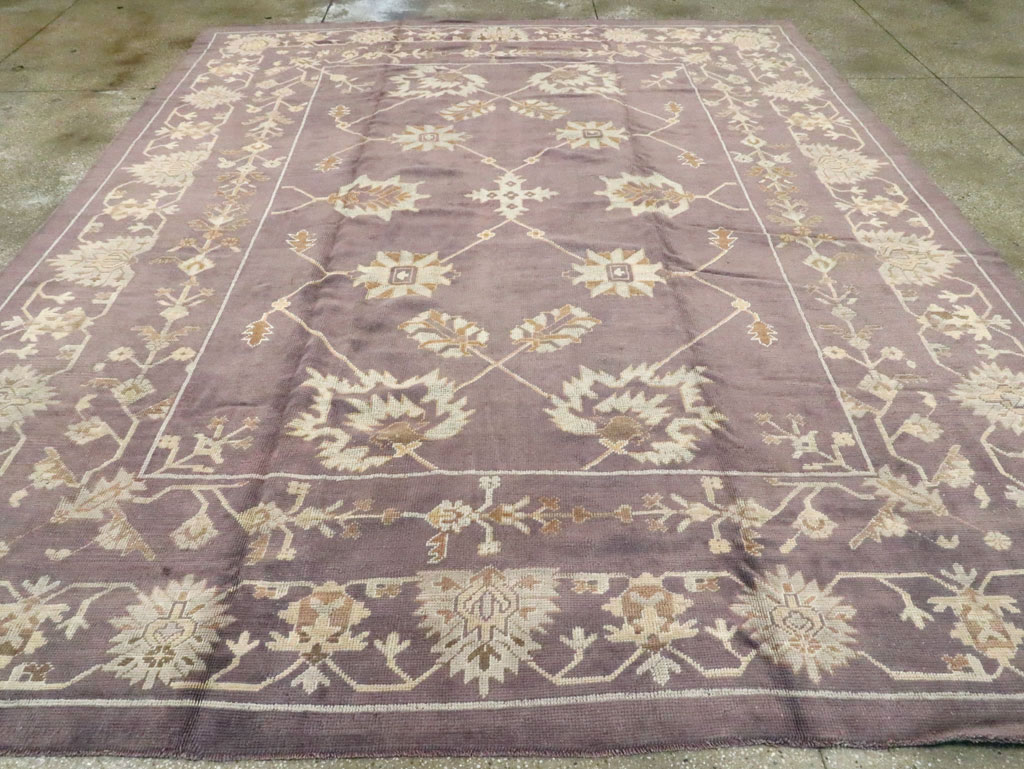 Vintage Turkish Oushak Carpet, No.18165 - Gsblank