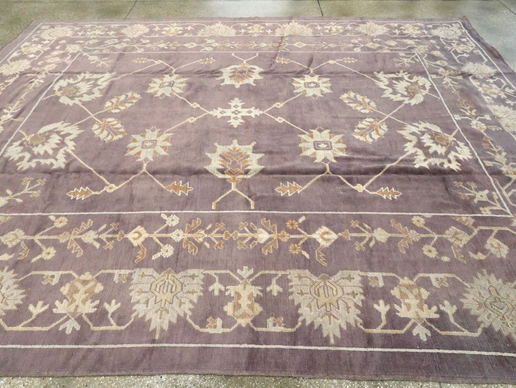 Vintage Turkish Oushak Carpet, No.18165 - Gsblank
