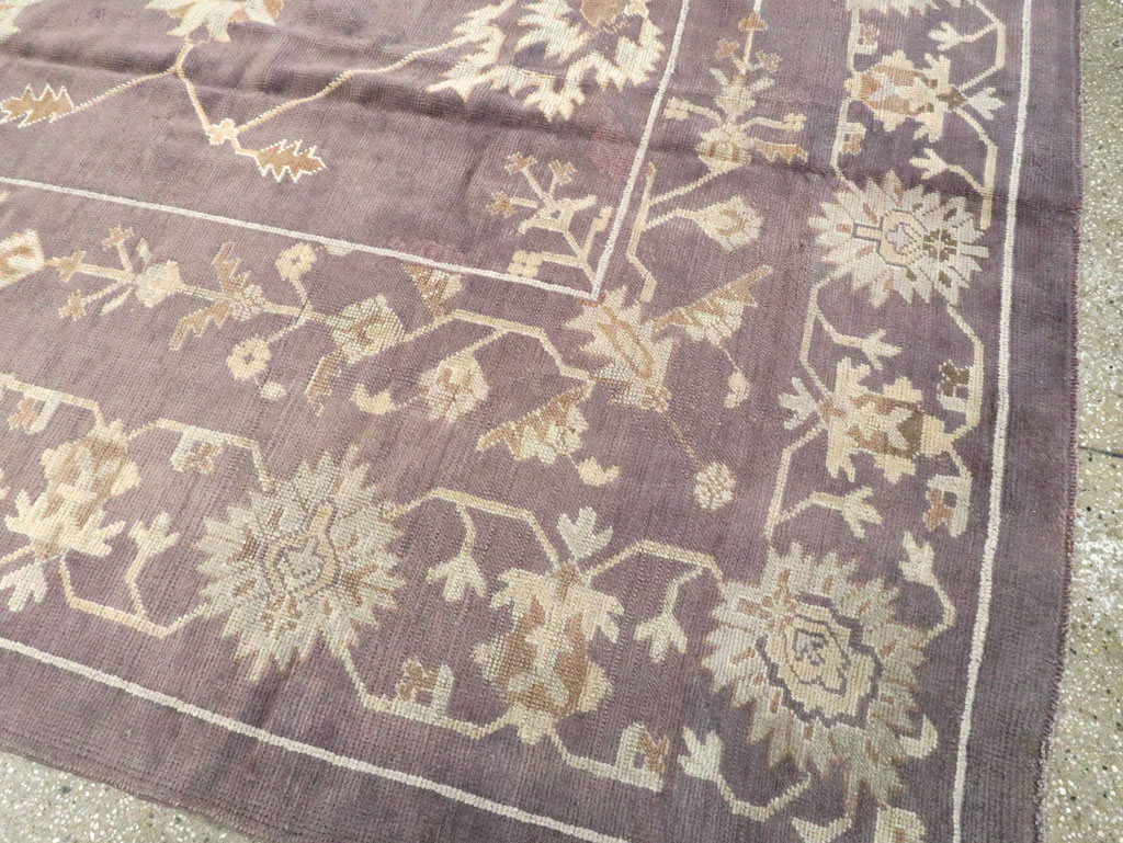 Vintage Turkish Oushak Carpet, No.18165 - Gsblank