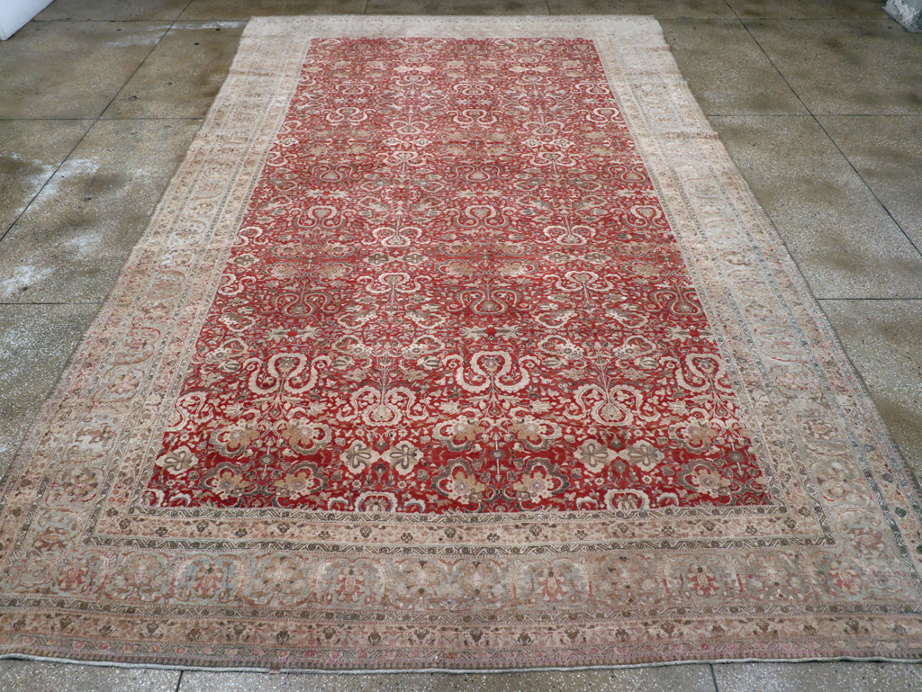 Antique Persian Tabriz Rug, No.18167 - Gsblank