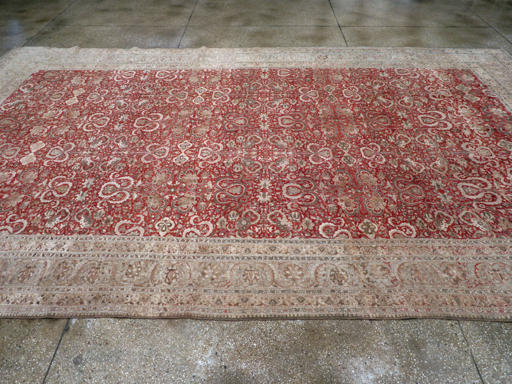 Antique Persian Tabriz Rug, No.18167 - Gsblank