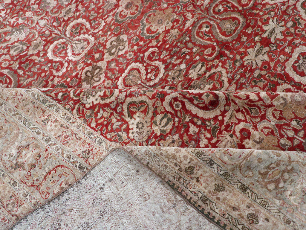 Antique Persian Tabriz Rug, No.18167 - Gsblank