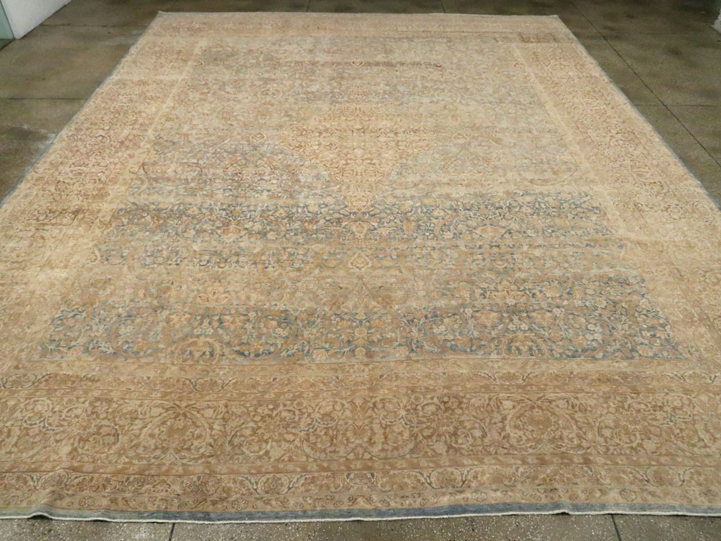 Antique Persian Lavar Kerman Carpet, No.18170 - Gsblank