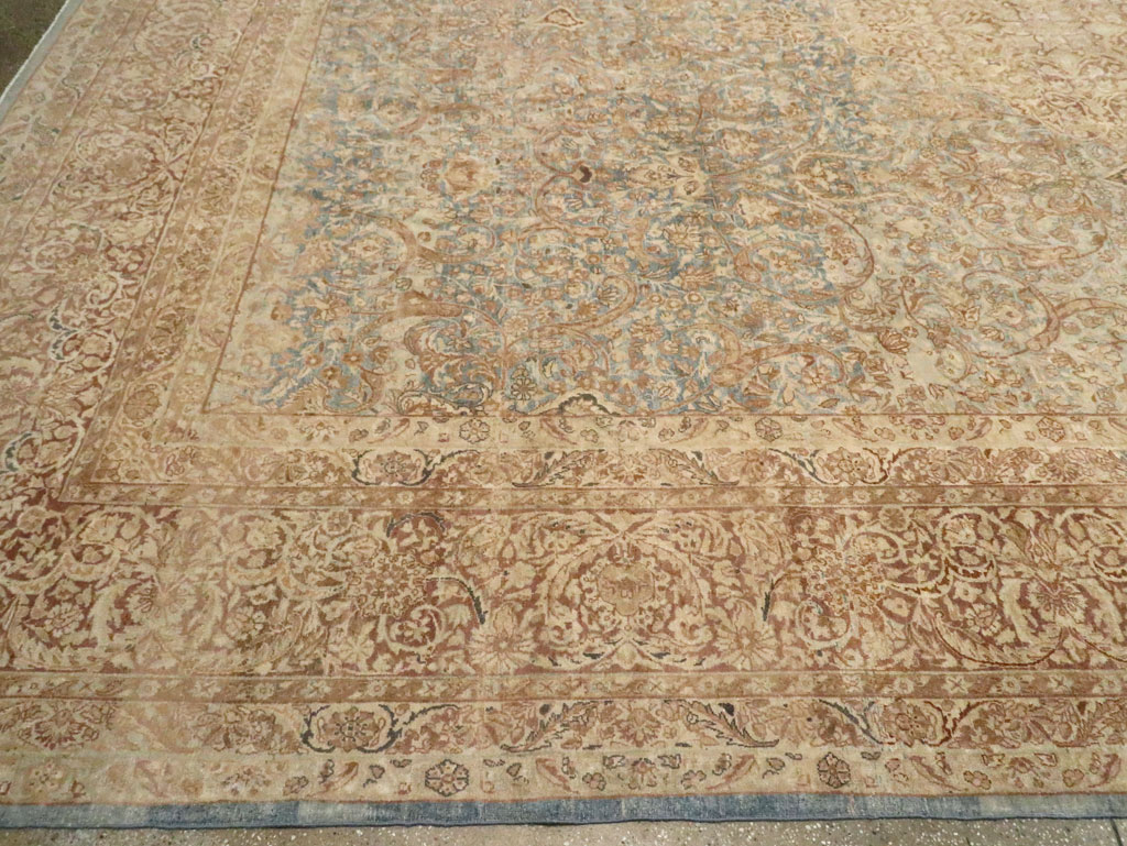 Antique Persian Lavar Kerman Carpet, No.18170 - Gsblank