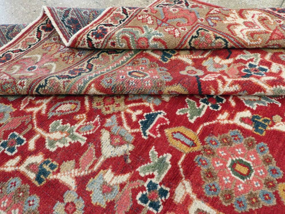 Vintage Persian Mahal Accent Carpet, No.18178 - Gsblank