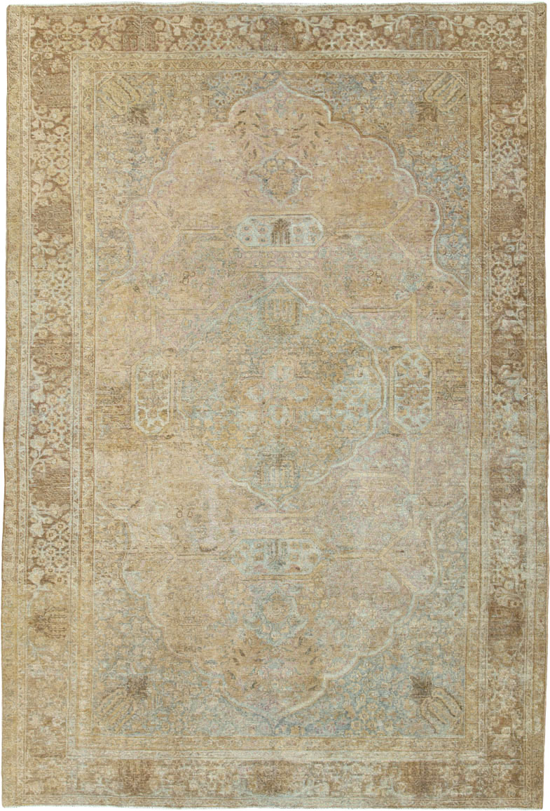 Antique Persian Tabriz Carpet, No.18187 - Gsblank