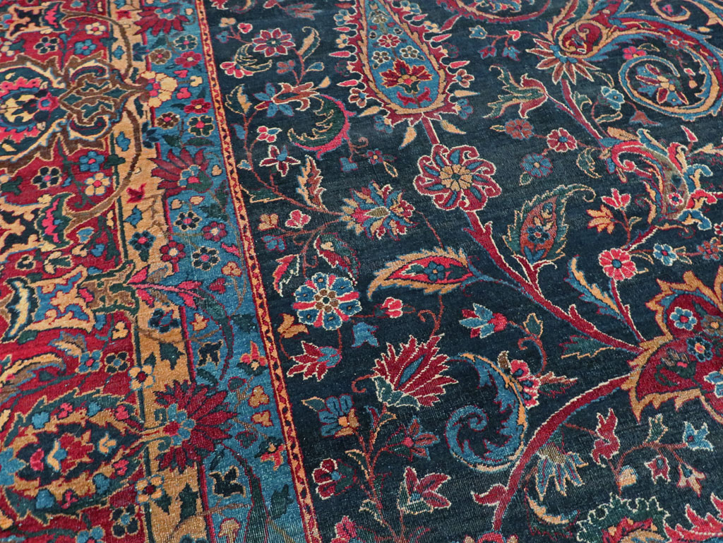 Antique Persian Lavar Kerman Carpet, No.18202 - Gsblank