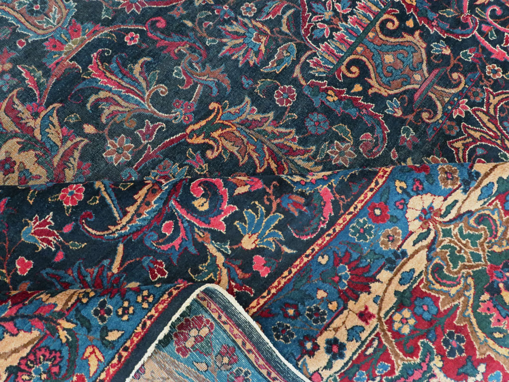 Antique Persian Lavar Kerman Carpet, No.18202 - Gsblank