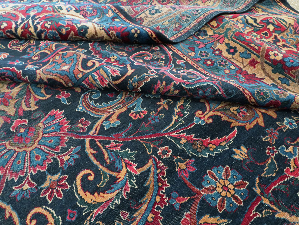 Antique Persian Lavar Kerman Carpet, No.18202 - Gsblank