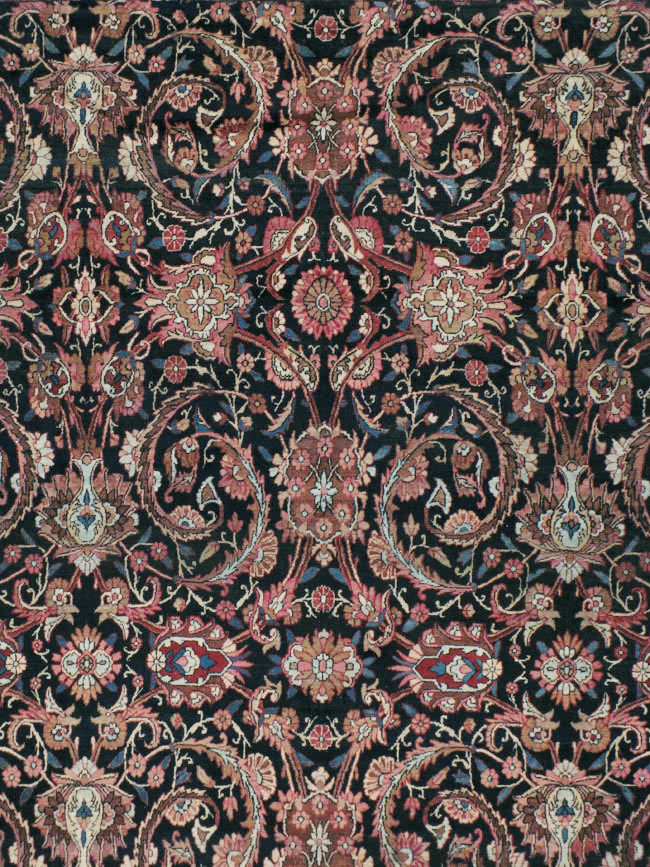 Antique Lavar Kerman Carpet, No.18208 - Gsblank