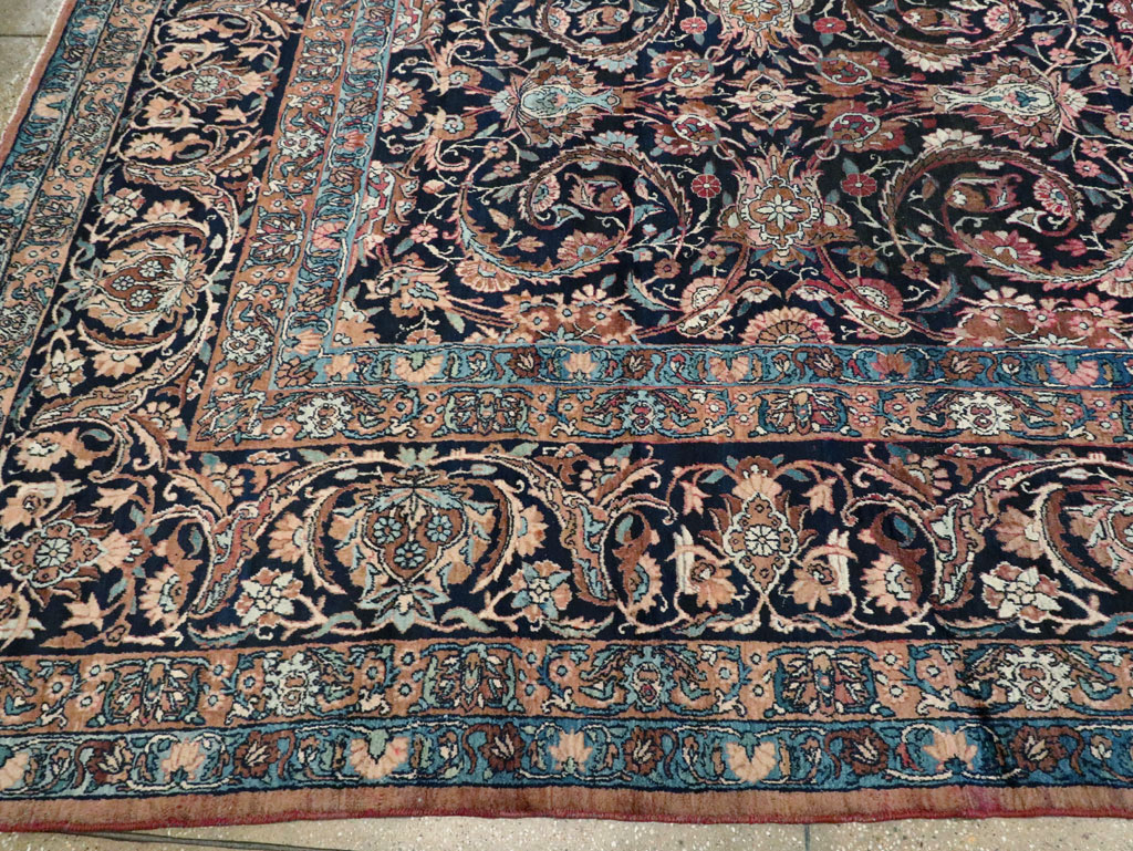 Antique Lavar Kerman Carpet, No.18208 - Gsblank