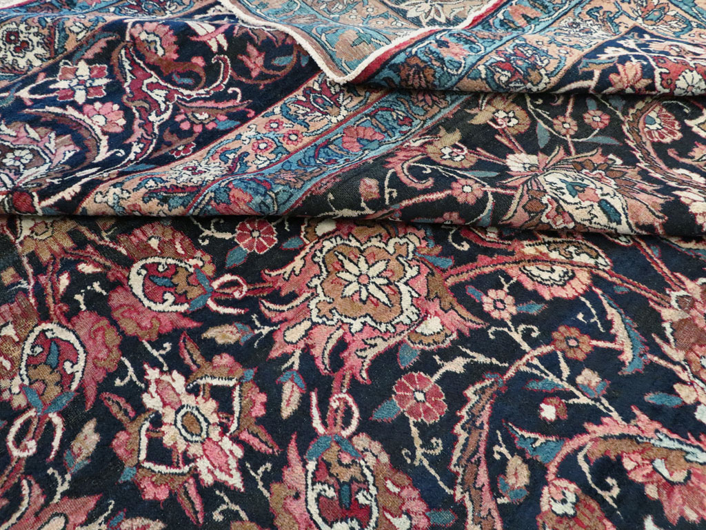 Antique Lavar Kerman Carpet, No.18208 - Gsblank