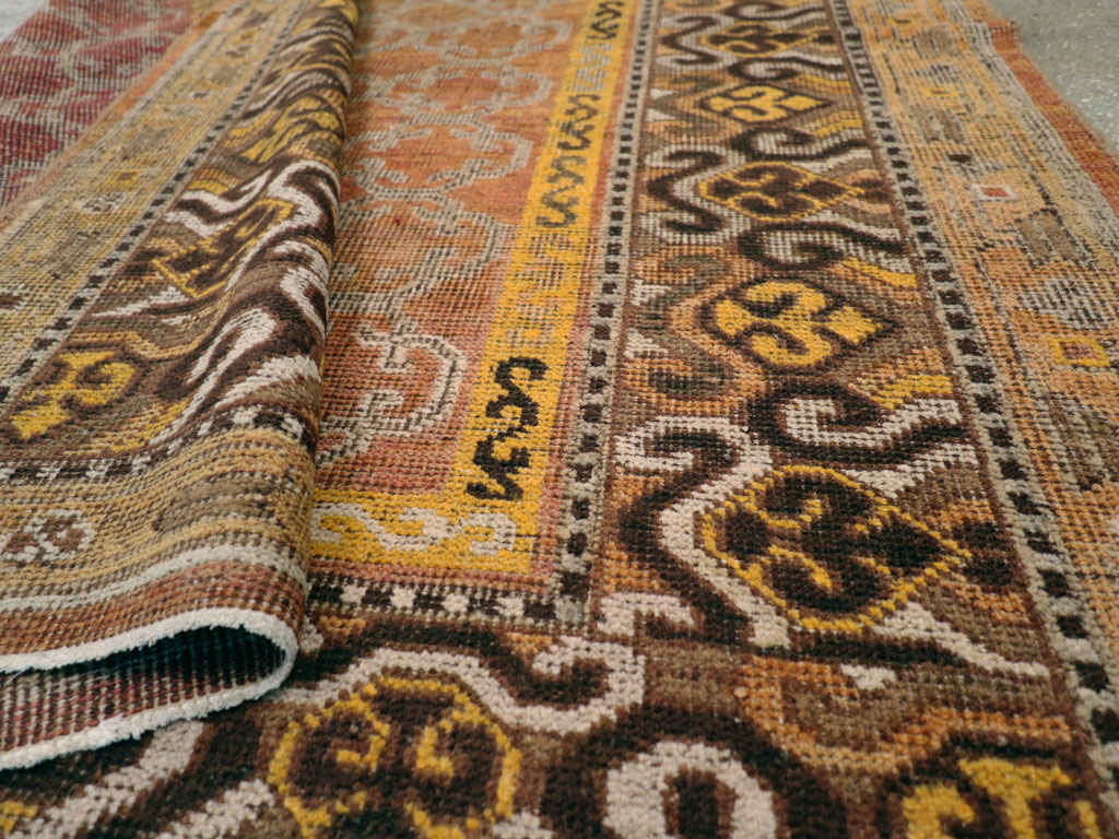 Vintage East Turkestan Khotan Carpet, No.18229 - Gsblank