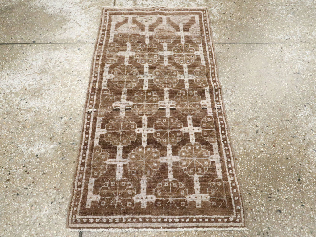 Antique East Turkestan Khotan Rug (Pair: 2 of 2), No.18241 - Gsblank