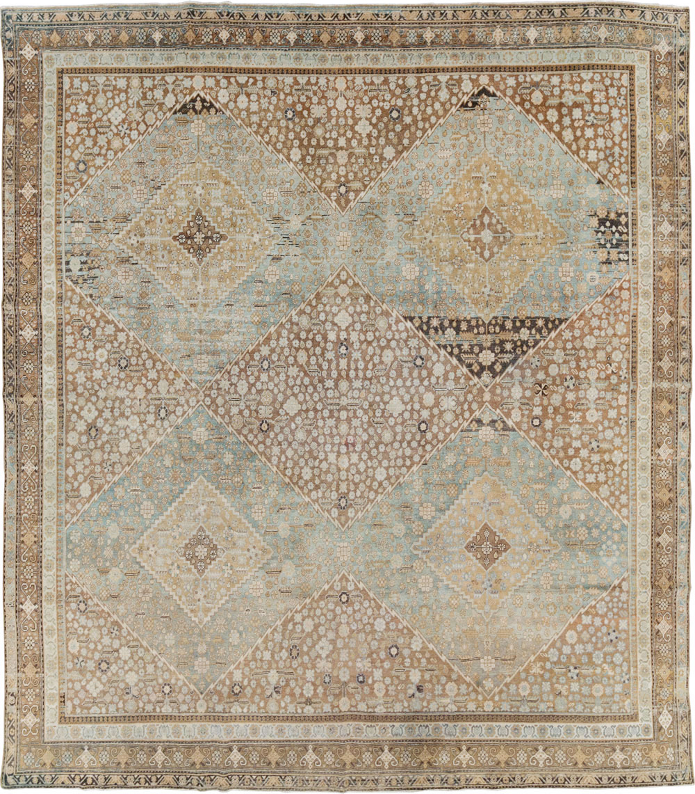 Antique East Turkestan Khotan Room Size Carpet, No.18250 - Gsblank