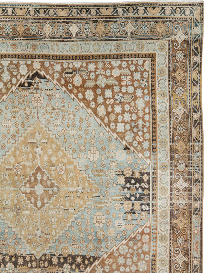 Antique East Turkestan Khotan Room Size Carpet, No.18250 - Gsblank