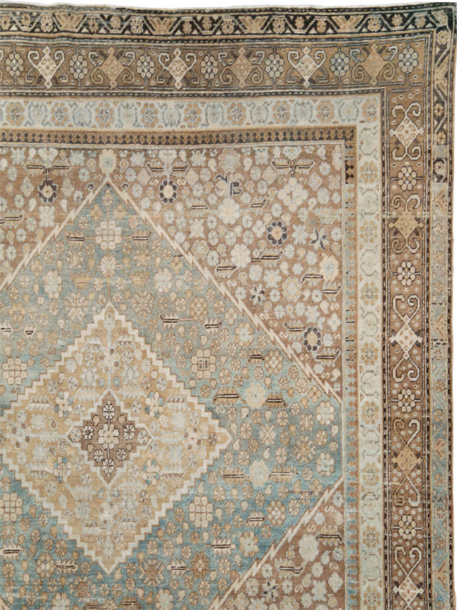 Antique East Turkestan Khotan Room Size Carpet, No.18250 - Gsblank