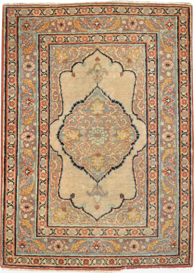 Antique Persian Tabriz Hagi Jalili Rug (Pair: 1 of 2), No.18254 - Gsblank