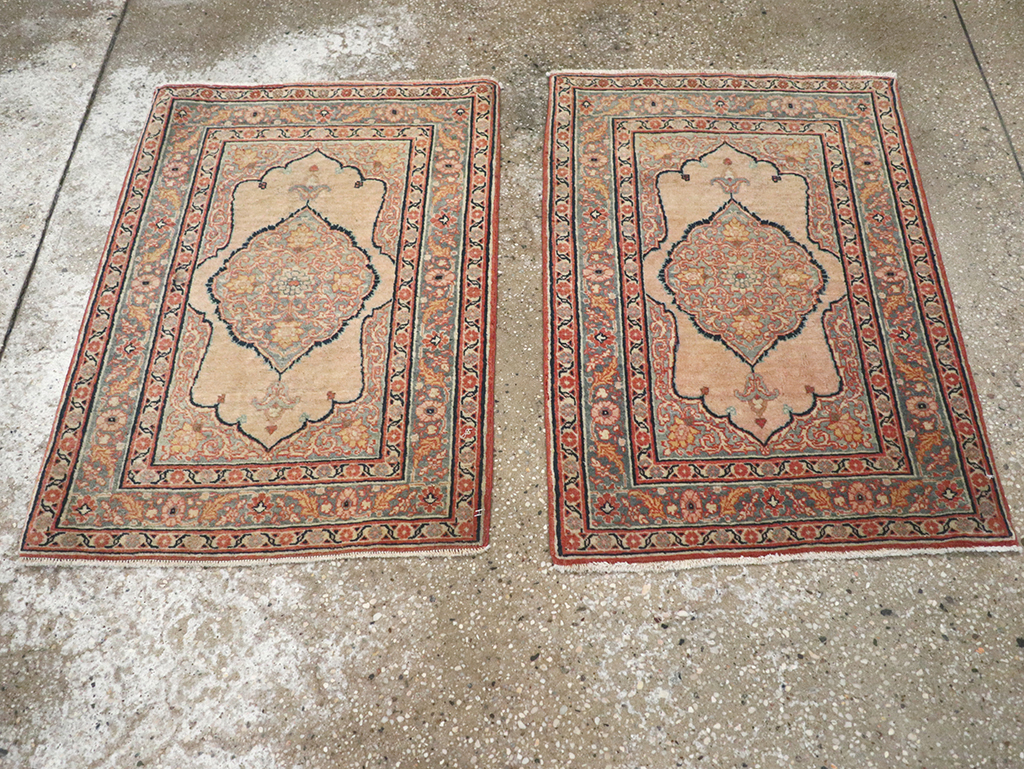 Antique Persian Tabriz Hagi Jalili Rug (Pair: 1 of 2), No.18254 - Gsblank