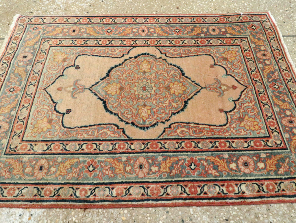 Antique Persian Tabriz Hagi Jalili Rug (Pair: 2 of 2), No.18255 - Gsblank