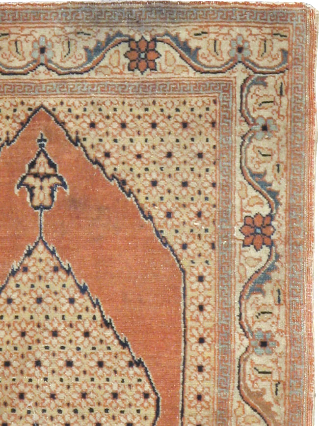 Antique Persian Tabriz Hagi Jalili Rug, No.18256 - Gsblank