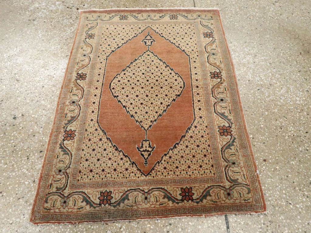 Antique Persian Tabriz Hagi Jalili Rug, No.18256 - Gsblank