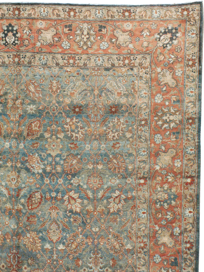 Antique Persian Tabriz Carpet, No.18261 - Gsblank