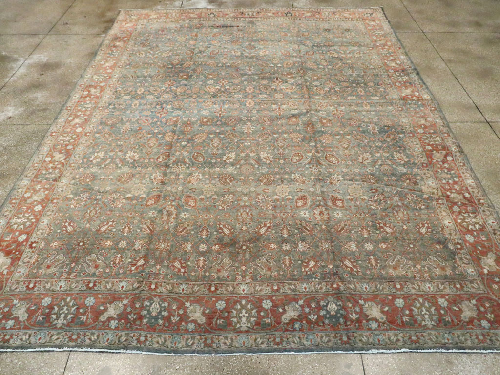 Antique Persian Tabriz Carpet, No.18261 - Gsblank