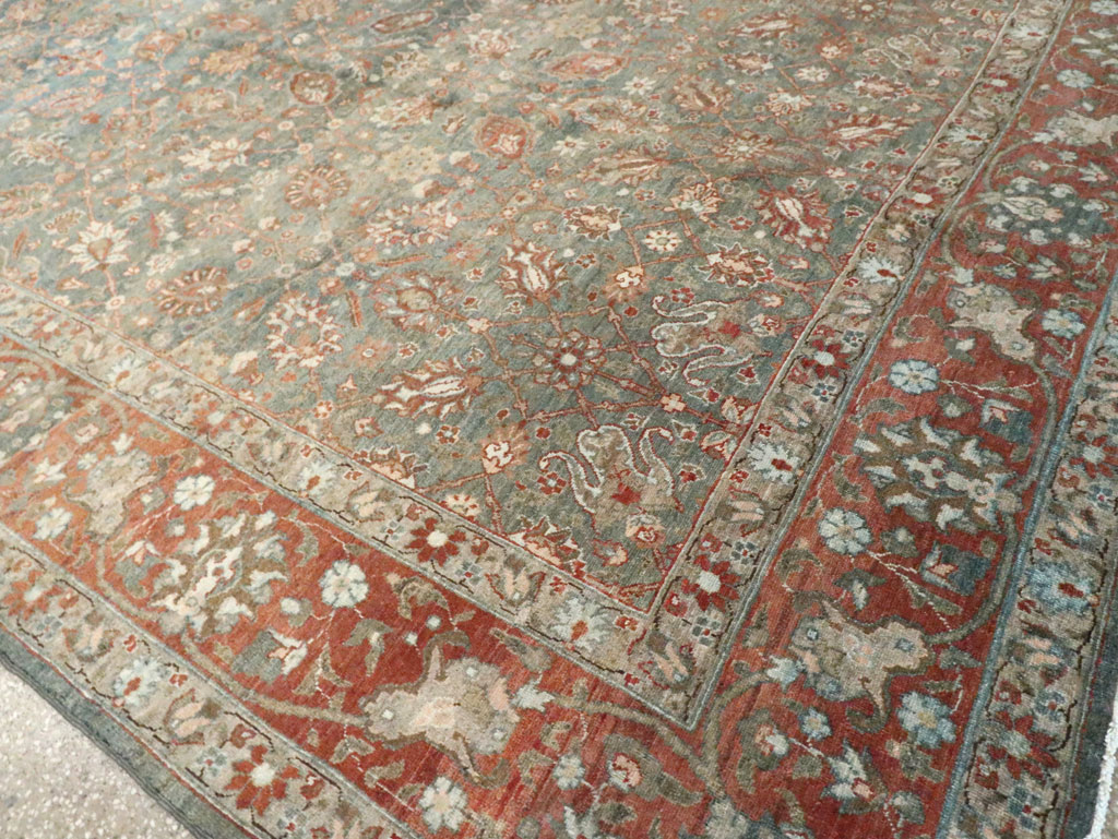 Antique Persian Tabriz Carpet, No.18261 - Gsblank