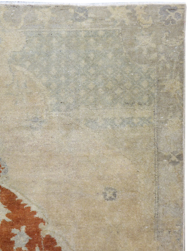 Vintage Turkish Oushak Rug, No.18266 - Gsblank