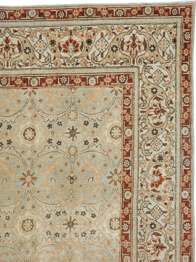 Antique Persian Tabriz Carpet, No.18267 - Gsblank