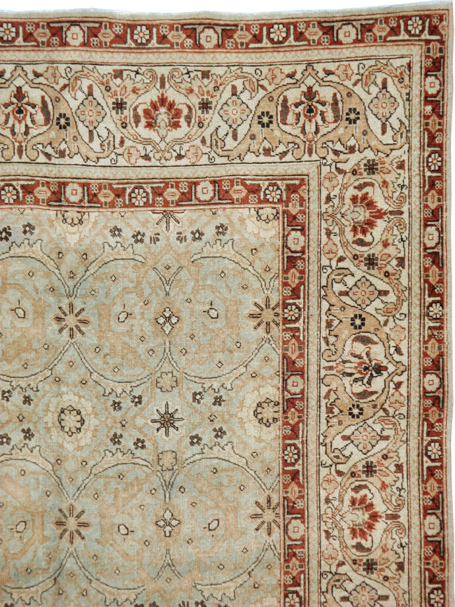 Antique Persian Tabriz Carpet, No.18267 - Gsblank