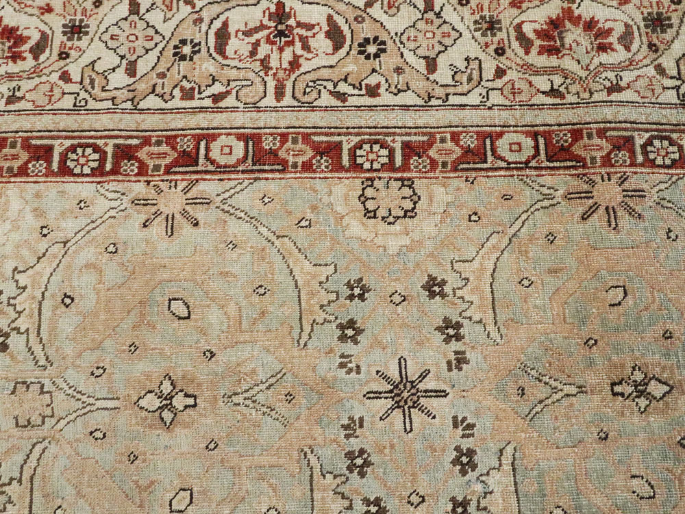 Antique Persian Tabriz Carpet, No.18267 - Gsblank