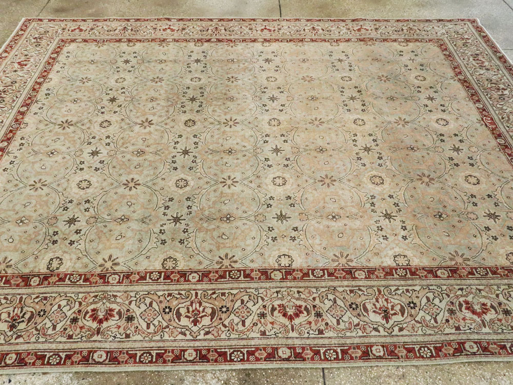 Antique Persian Tabriz Carpet, No.18267 - Gsblank
