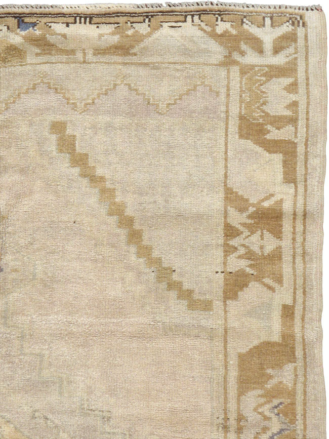 Vintage Turkish Oushak Rug, No.18314 - Gsblank