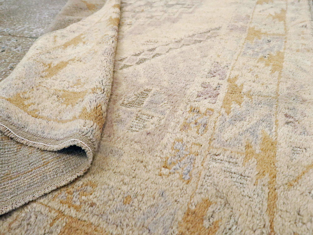 Vintage Turkish Oushak Rug, No.18319 - Gsblank