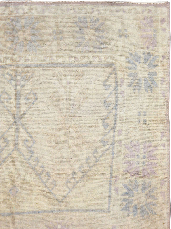 Vintage Turkish Oushak Rug, No.18326 - Gsblank