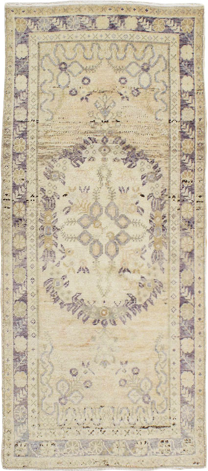 Vintage Turkish Oushak Rug, No.18328 - Gsblank
